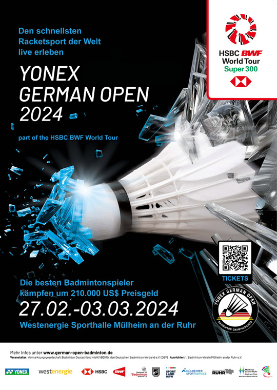 Plakat der Yonex German Open 2024