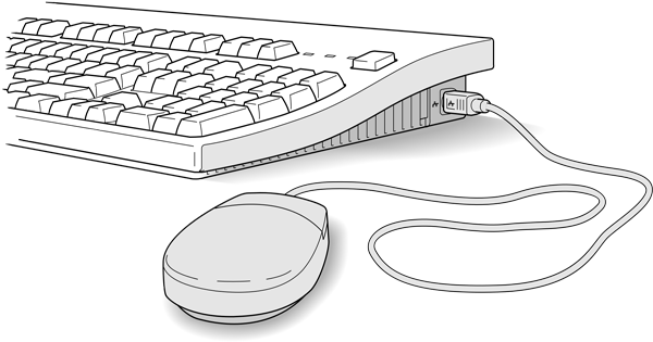 Grafik von einer Tastatur